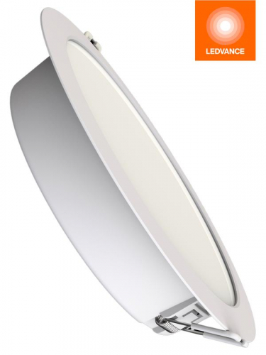 Светильник светодиодный Downlight DL MC 18Вт 3000/4000/6500К IP40 1710лм ДВО даунлайт кругл. встраив. с переключателем цветовой температуры бел. OSRAM 4607194230808 фото 2