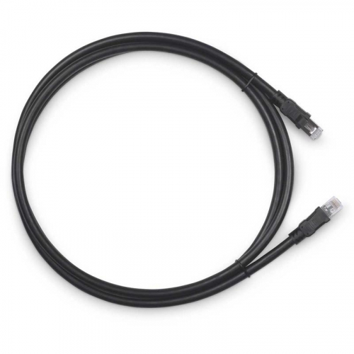 Патч-корд F/UTP кат.6A PC-ARM-FTP-RJ45-Cat.6a-1m-PE 2xRJ45/8p8c экранир. армированный гофрированной стальной лентой РЕ внешн. 1м черн. Cabeus 10137c
