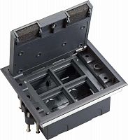 Люк MultiDesk MDK10 на 8мод. IP40 с монтажной коробкой для фальшпола SE MDK10108