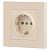Розетка 1-м СП Accent 6-202-02 16А IP20 250В 2P+E Schuko сл. кость Intro Б0063683