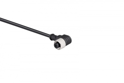 Кабель сединительный 2м с гнездом M12х4 90град. ПВХ IP68 EMAS SKM12х4DXV2 фото 2