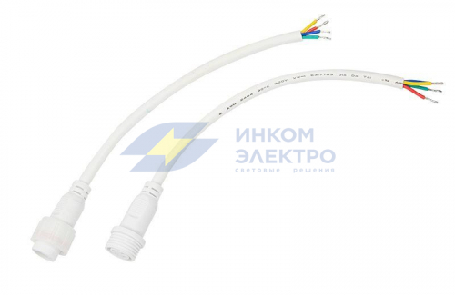 Кабель соединительный (4pin) герметичный (IP67) 4х0.75кв.мм 300В бел. Rexant 11-9440 фото 4 Кабель соединительный (4pin) герметичный (IP67) 4х0.75кв.мм 300В бел. Rexant 11-9440 фото 4