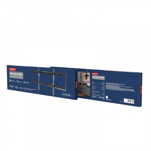 Кронштейн для телевизора 37"- 75" дюймов наклонный с быстрой фиксацией HOME Rexant 38-0313 фото 8