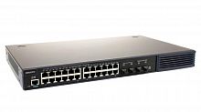 Коммутатор управляемый L2+ стекируемый PoE SW-8244/LST(370Вт) Gigabit Ethernet на 24 RJ45 PoE + 4хSFP uplink порта OSNOVO 14694