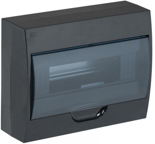 Корпус навесной ЩРН-П-12 Krepta 3 IP41 пластик. черн. IEK MKP12-N-12-41-K02