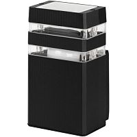 Светильник "Астрея" GBW-101-BL-0200 max 30Вт 1хE27 IP54 230В 200х110х95 уличный настен. вверх черн. Эра Б0069590