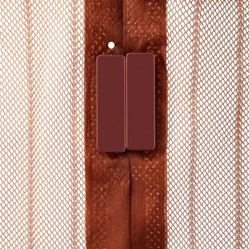 Сетка антимоскитная 210х100см дверная с магнитным замком корич. Rexant 71-0220 фото 4