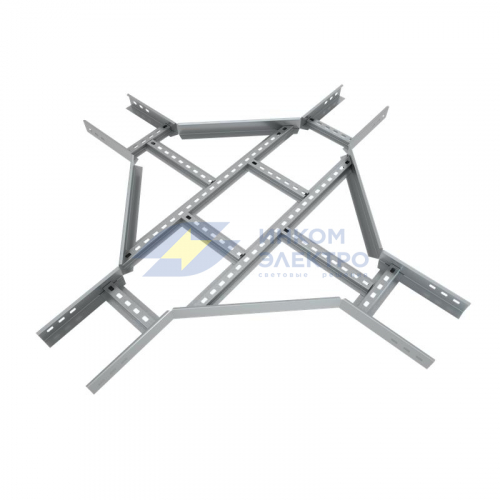 Ответвитель для лотка Х-образ. лестн. 150х70 сталь 1.5мм LXD70-150-1.5 HD КМ LO12219