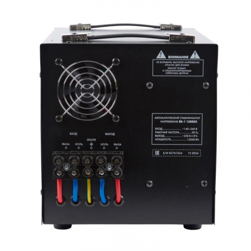 Стабилизатор напряжения RS-1 12000X 12000В.А 1ф релейный напольн. TM Uniel UL-00012861 фото 2