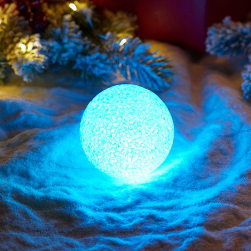 Фигура светодиодная "Снежок" 8см 1LED RGB 0.1Вт IP20 Neon-Night 513-011 Фигура светодиодная "Снежок" 8см 1LED RGB 0.1Вт IP20 Neon-Night 513-011