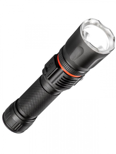 Фонарь ручной аккум. 4Вт T6LED/Li-ion18650 1200мА.ч алюм. КОСМОС KOC811Lit фото 4