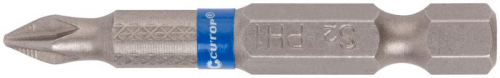 Набор стальных бит Profi PH1 50мм (уп.2шт) Cutop 83-342 Набор стальных бит Profi PH1 50мм (уп.2шт) Cutop 83-342