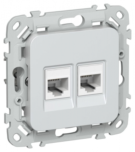 Розетка компьютерная 2-м СП FLITE РК5е-2-0-ФлЖ RJ45 кат.5E UTP механизм жемчуж. IEK FI-K22-1-K36 Розетка компьютерная 2-м СП FLITE РК5е-2-0-ФлЖ RJ45 кат.5E UTP механизм жемчуж. IEK FI-K22-1-K36
